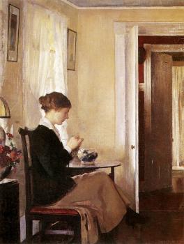 埃德矇 查爾斯 塔貝爾 Tarbell Edmund Josephine Knitting 埃德矇 查爾斯 塔貝爾 Tarbell Edmund Josephine Knitting